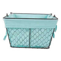 DII® Aqua Chicken Wire Egg Basket
