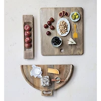 Hello Honey® 19.75" Natural Teakwood Trug with Handles