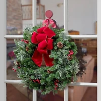 Haute Decor Attract™ Red Magnetic Wreath Hanger, 2ct.