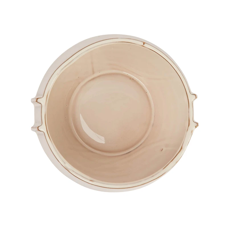 Hello Honey® 9" Ivory Reactive Glaze Stoneware Planter