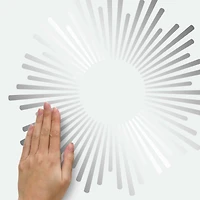 RoomMates Sunburst Peel & Stick Decals with Circle Mirror
