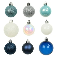 80 Pack Frosted Fairytale Shatterproof Ball Ornaments by Ashland®