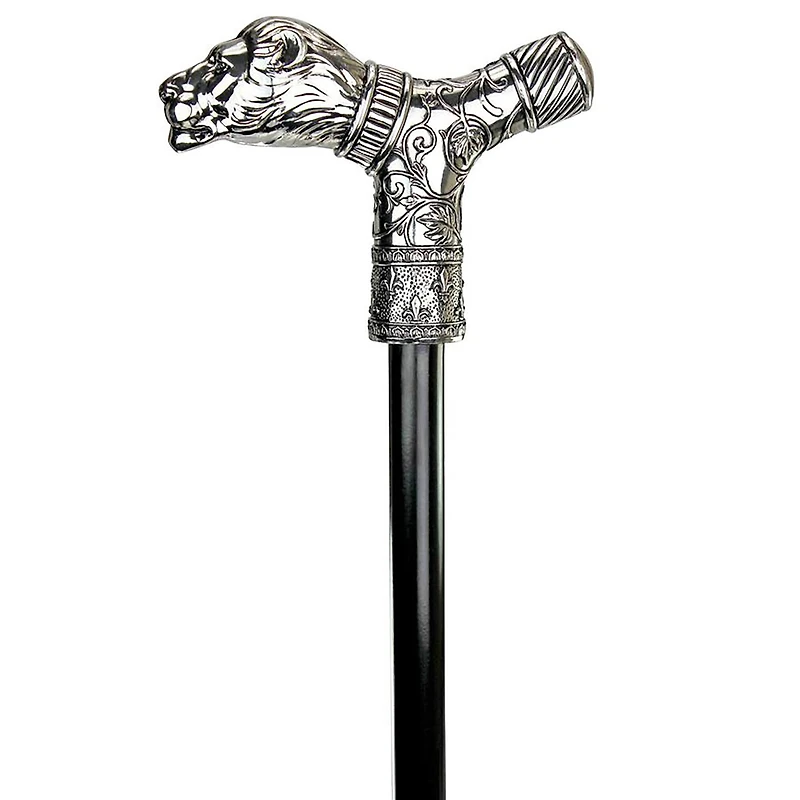 Design Toscano Dragonsthorne Collection 37.5" Protector Lion Walking Stick