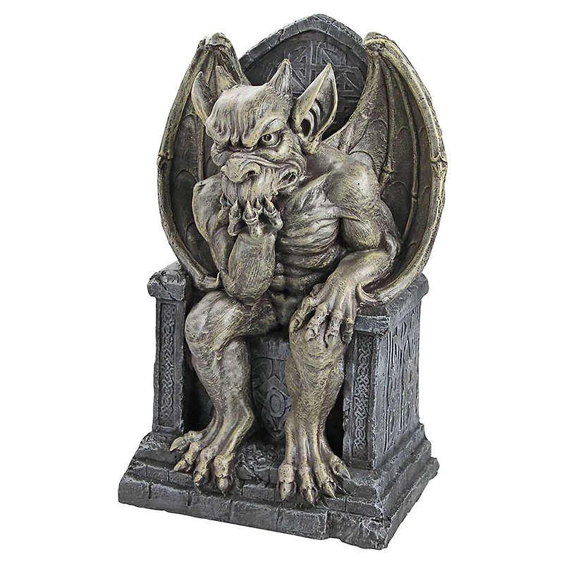 Design Toscano Large Hemlock's Gargoyle Throne Statue