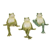 Frog Shelf Sitters Figurine Set