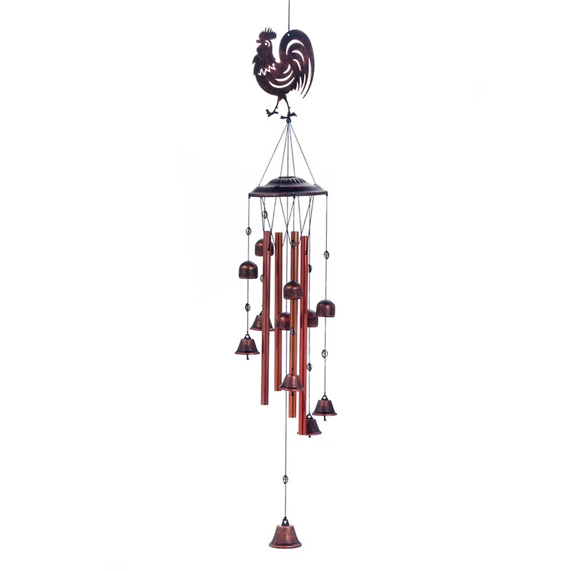 35" Rooster Bell Wind Chimes