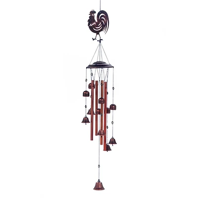 35" Rooster Bell Wind Chimes