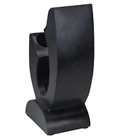 13.75" Black Small Modern Outdoor Garden Water Fountain