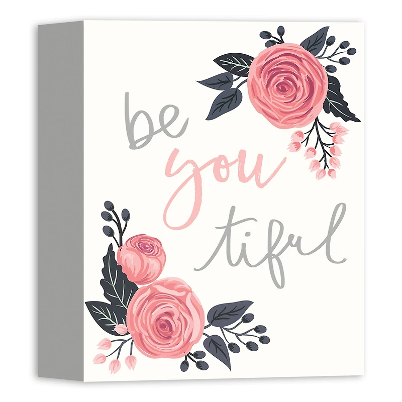 Be You Tiful Tabletop Canvas