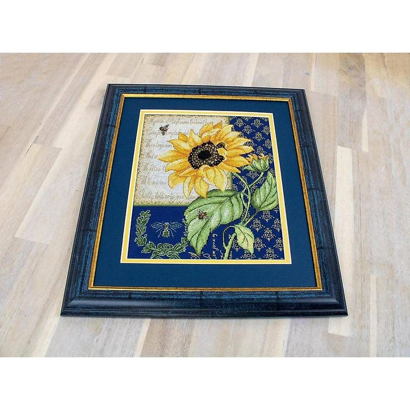 LetiStitch Sunflower Melody Counted Cross Stitch Kit