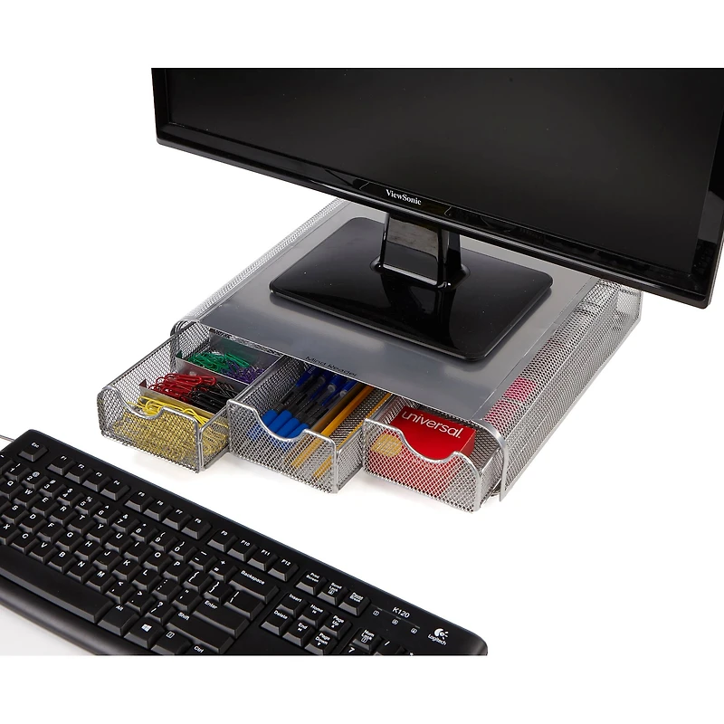 Mind Reader Mesh Storage Monitor Stand