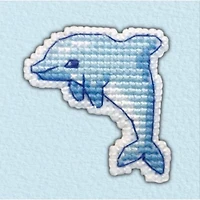 Oven Badge-Dolphin Cross Stitch Kit