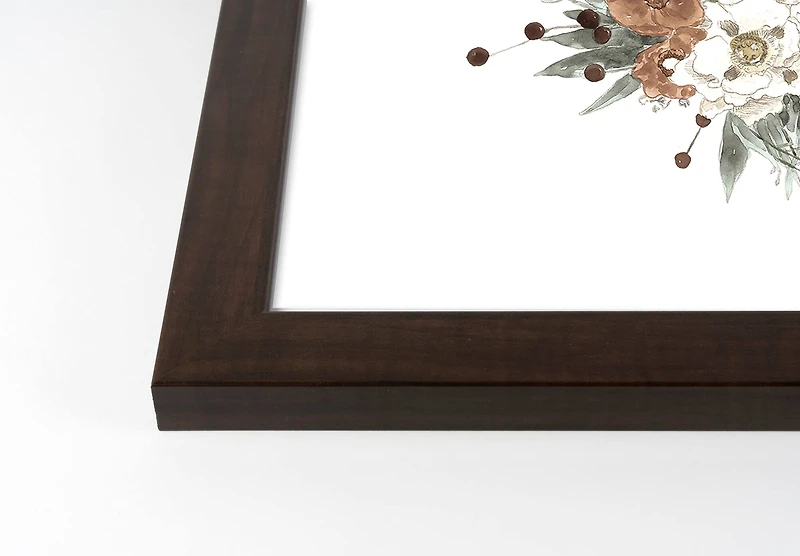 Gather Wall Accent in Walnut Frame