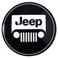 Licensed Jeep Logo Dome Metal Sign