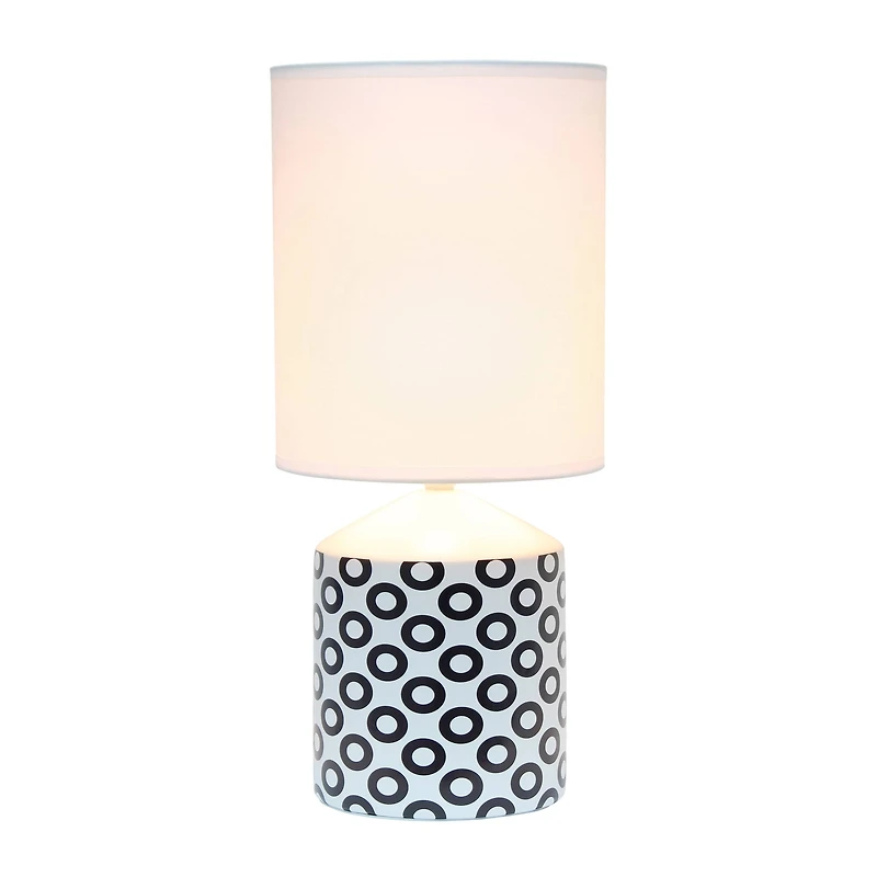 Simple Designs 18.5" Fresh Prints Table Lamp