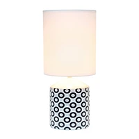 Simple Designs 18.5" Fresh Prints Table Lamp