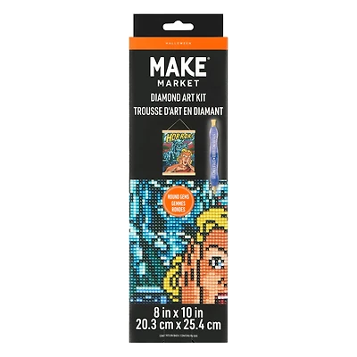 8" x 10" Horror Diamond Art Kit with Magnetic Frame by Make Market®