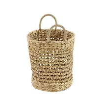 Brown Seagrass Natural Storage Basket Set