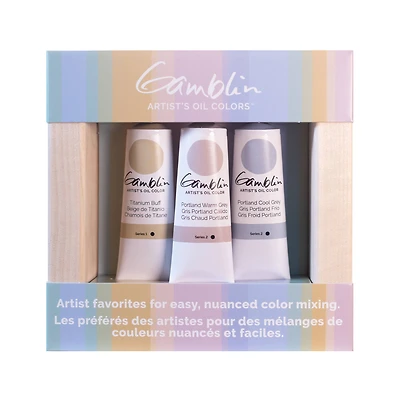 Gamblin Gray Artist's Oil Colors Set