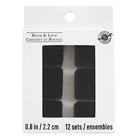Black Hook & Loop Squares by Loops & Threads®