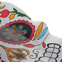 12" Sugar Skull Decorative Glass Plate by Ashland®