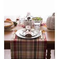 DII® 108" Give Thanks Plaid Table Runner