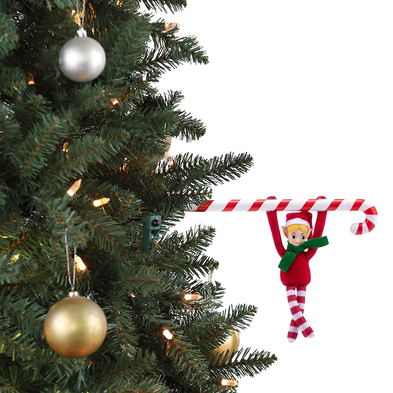 Mr. Christmas 6" Animated Candy Cane Elf Acrobat