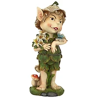 Design Toscano 12.5" Pixie Perry Elfin Gnome Garden Statue