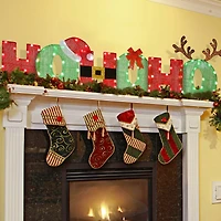 7.5ft. LED Red & Green Ho Ho Ho Decoration
