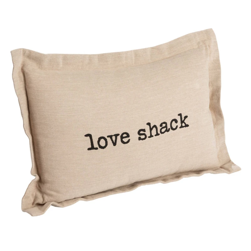 Hello Honey® Love Shack Cotton Chambray Lumbar Pillow