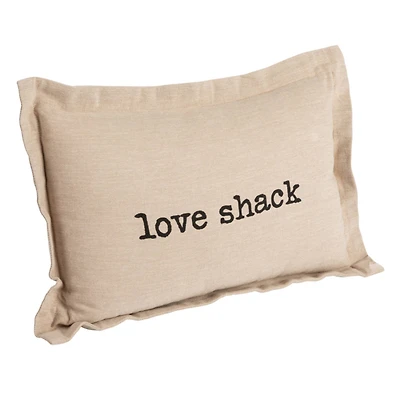 Hello Honey® Love Shack Cotton Chambray Lumbar Pillow