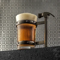 JoyJolt® Tools Collection 17oz. Hammer Handle Single Beer Mug