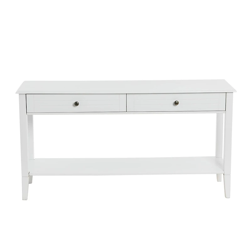 Hello Honey® Pleasantville White Console Table with 2 Drawers