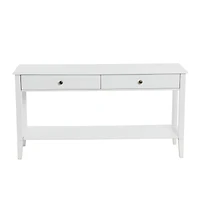 Hello Honey® Pleasantville White Console Table with 2 Drawers