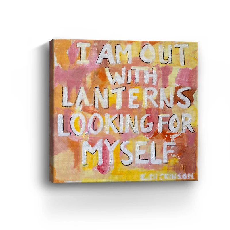 Out With Lanterns Canvas Giclee