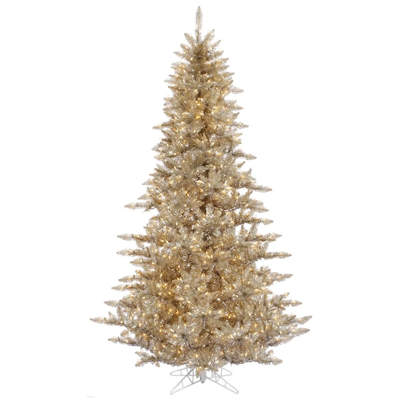 3ft. Pre-Lit Champagne Fir Artificial Christmas Tree, Warm White Dura-Lit® LED Lights