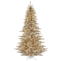 3ft. Pre-Lit Champagne Fir Artificial Christmas Tree, Warm White Dura-Lit® LED Lights