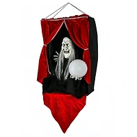 28" Halloween Sound Activated Animated Fortune Teller