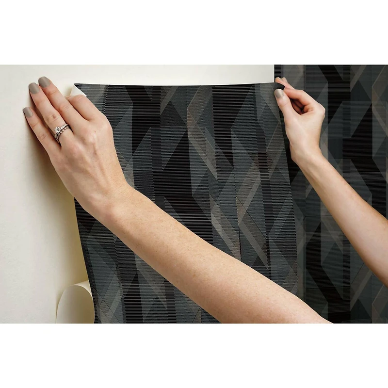RoomMates Debonair Geometric Peel & Stick Wallpaper