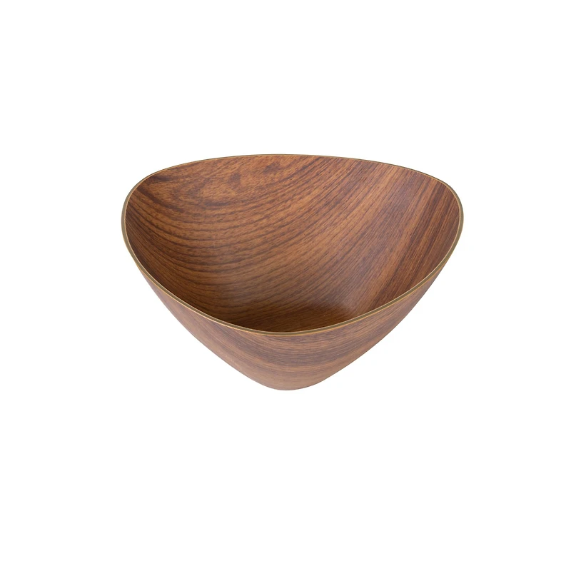 Luxe Party Mahogany Collection Large" Triangle Serving Bowl