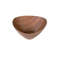 Luxe Party Mahogany Collection Large" Triangle Serving Bowl