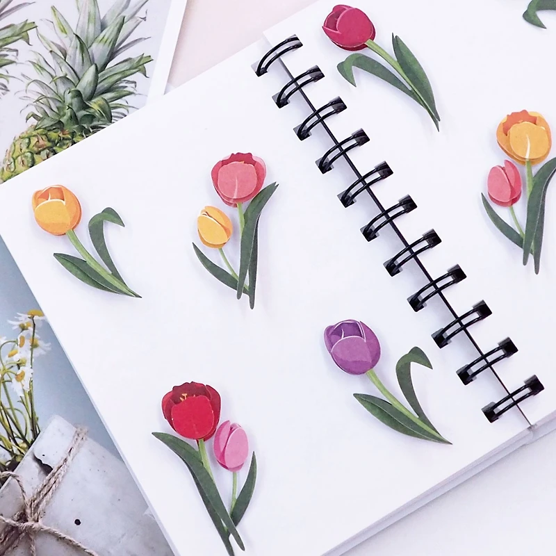 Tulip Floral Dimensional Stickers by Recollections™