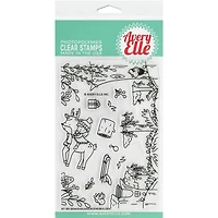 Avery Elle Woodland Scene Builder Clear Stamps