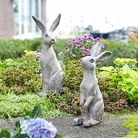 Tall Rabbit Figurine Set