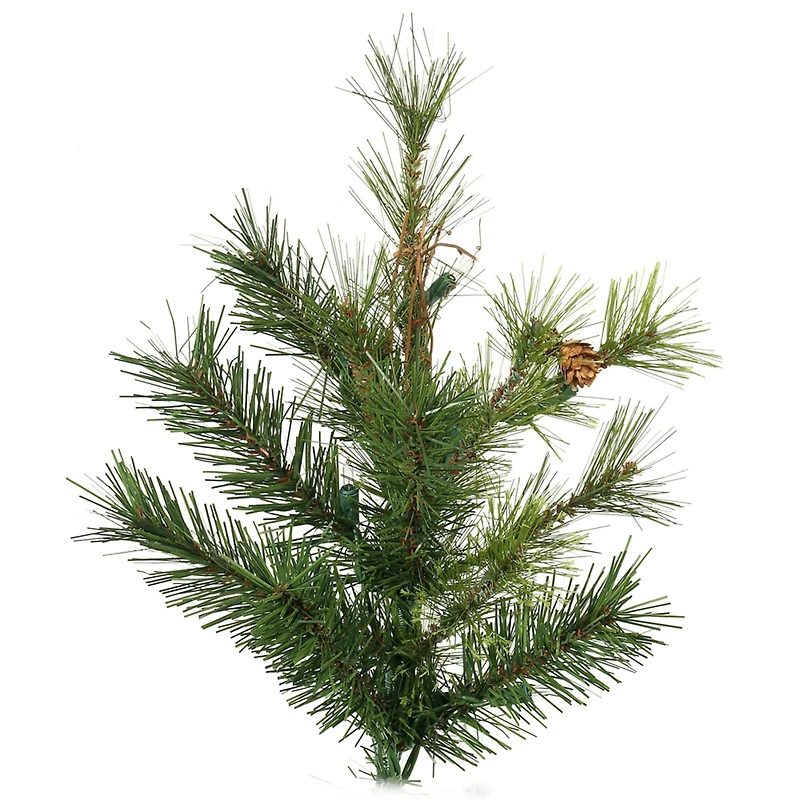 7.5ft. Unlit Mixed Country Pine Slim Artificial Christmas Tree