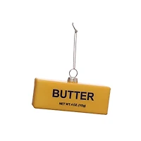 4" Yellow Butter Stick Glass Ornament by Ashland®