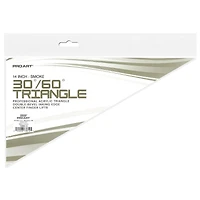 Pro Art® 14" Smoke 30/60 Triangle With Ink Edge & Finger Lift