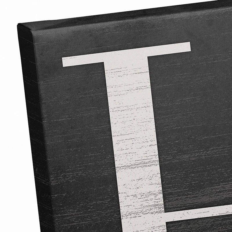 Home Wreath Canvas Wall Art