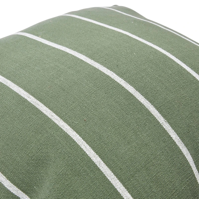 Hello Honey® 20" Square Interwoven Stripe Cotton Pillow Cover
