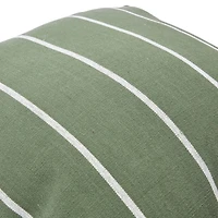 Hello Honey® 20" Square Interwoven Stripe Cotton Pillow Cover